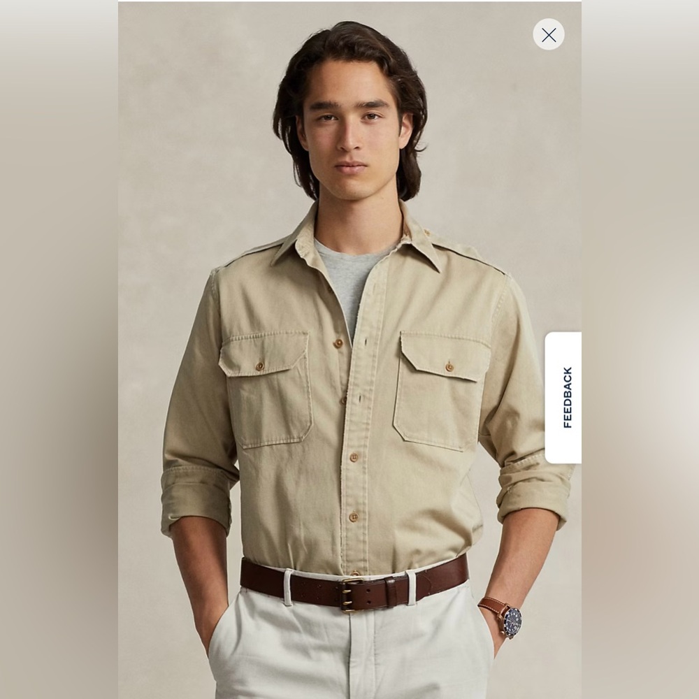 POLO RALPH LAUREN Classic Fit Twill Workshirt